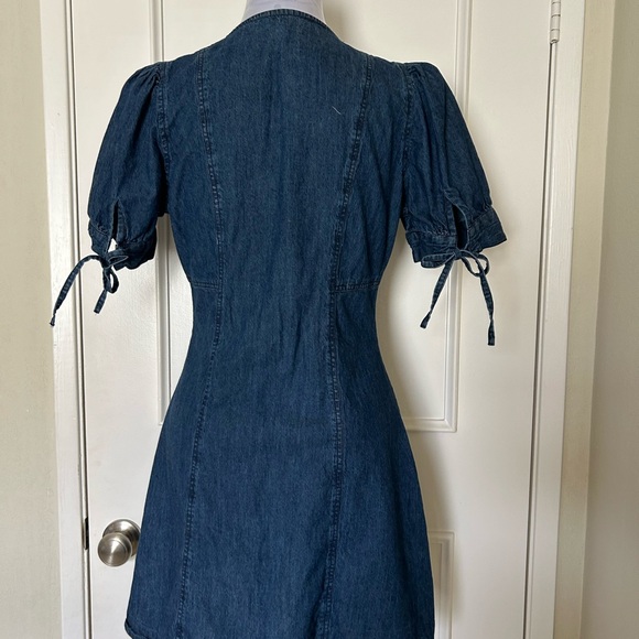 Sim & Sam Denim Button-Up Dress. Size XL. - Picture 6 of 8